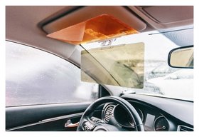 Экран для защиты от встречных фар и солнца, 30х18х5,2 см, на солнцезащитный козырек 