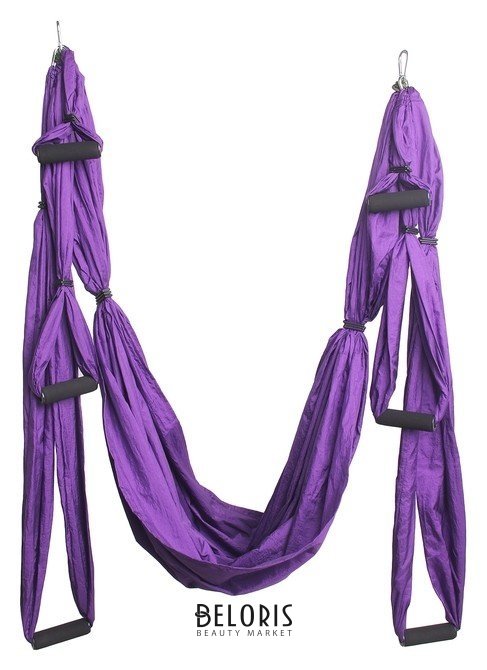 Гамак для йоги 250 × 140 см, цвет фиолетовый Sangh