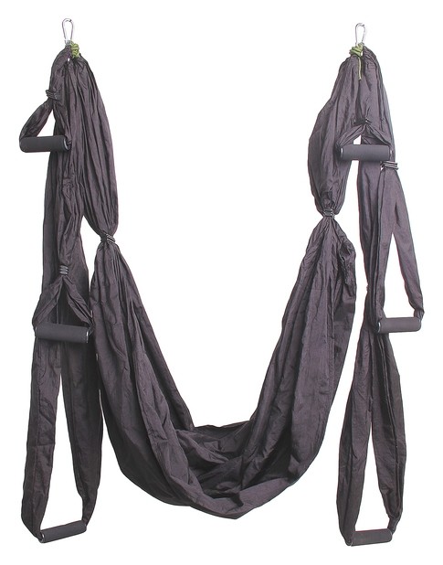 

Гамак для йоги 250 × 140 см, цвет чёрный