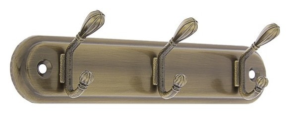 

Вешалка 3-х местная Kv303ab, цвет бронза