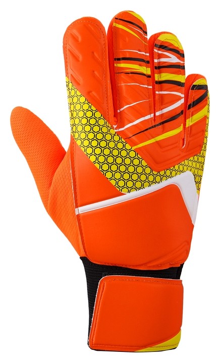 Перчатки вратарские, размер 8, цвет оранжевый