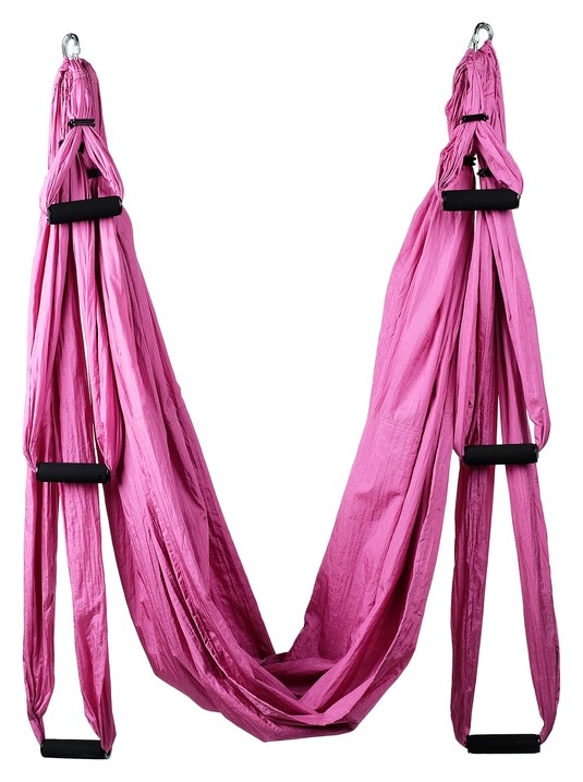 

Гамак для йоги 250 × 140 см, цвет розовый