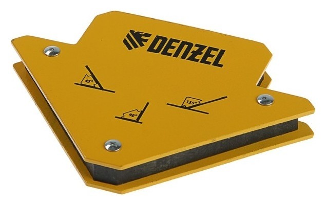 Магнитный угольник Denzel 97551, для сварочных работ, усилие 11 кг, 45, 90, 135° Denzel