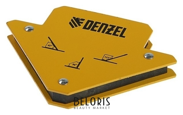 Магнитный угольник Denzel 97551, для сварочных работ, усилие 11 кг, 45, 90, 135° Denzel