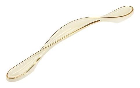 

Ручка скоба Pc181bl, м/о 128 мм, белая, Белый