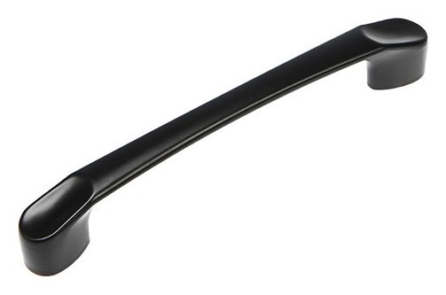 

Ручка скоба Pc180bl, м/о 96 мм, черная, Чёрный