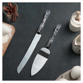 Набор кондитерский «Стиль», 2 предмета: лопатка 26 см, нож 33 см 