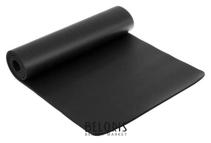 Коврик для йоги 183 × 61 × 1 см, цвет чёрный Sangh