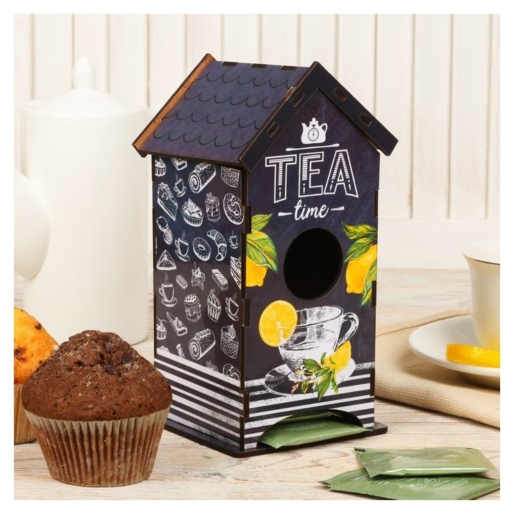 

Чайный домик "Tea Time", 20х8,6 см, Чёрный
