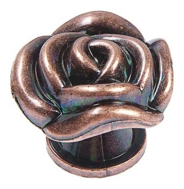 

Ручка кнопка Rose 01, цвет медь