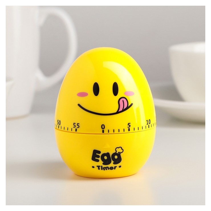 Кухонный таймер (Мех) «Весёлое яйцо», 6,5×8 см