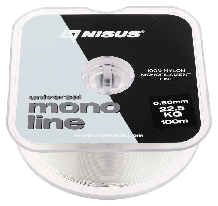 

Леска Nisus Monoline Universal 0,50 мм/100 м, Прозрачный