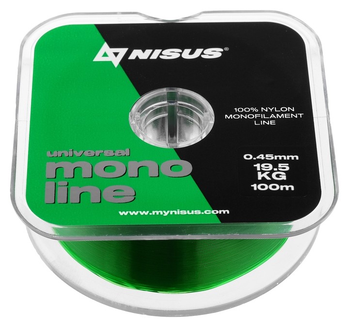 

Леска Nisus Monoline Green 0,45 мм/100 м, Зелёный