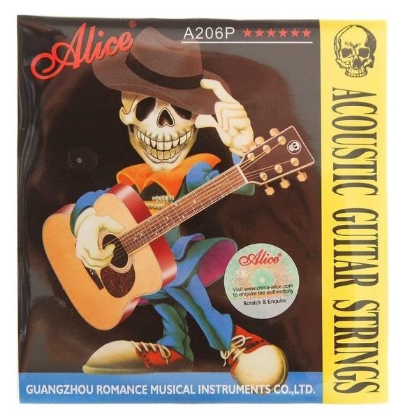 

Струны для акустической гитары Alice A206p-sl Super Light, фосфорная бронза