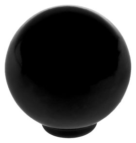 Ручка кнопка Plastic 008, пластиковая, черная 