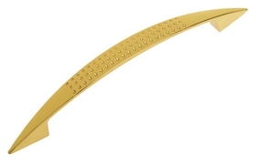 Ручка скоба рс003 м/о 128 мм, цвет золото 