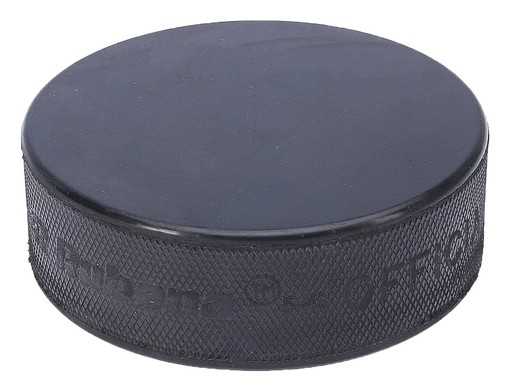 Шайба хоккейная Rubena, каучук, диаметр 75 мм, высота 25 мм, цвет чёрный