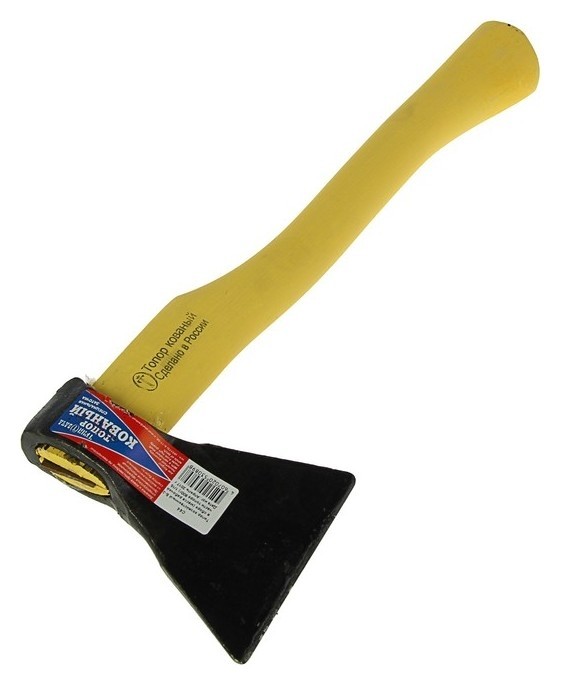 Топор "Труд-вача", 800 г, кованый, Б2, прямая режущая кромка, гост 18578-89  Труд Вача