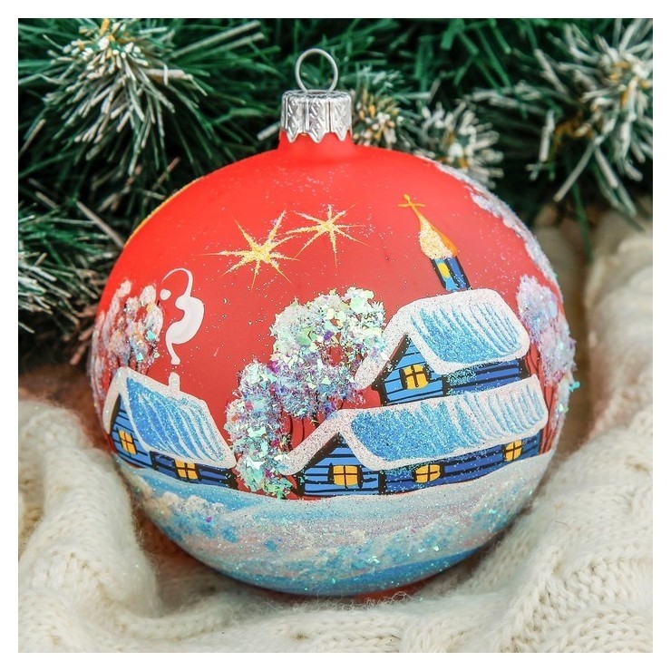 

Шар "Хуторок" 9,5 см, Микс