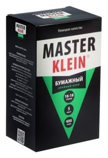 Клей обойный Master Klein, для бумажных обоев, 400 г Master klein