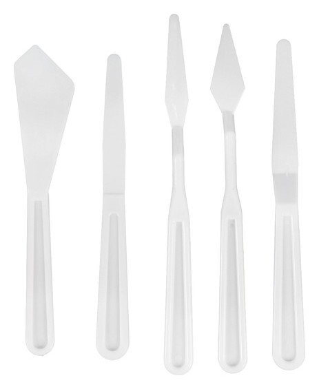 Набор мастихинов, 5 штук, «Сонет», пластик  Невская палитра