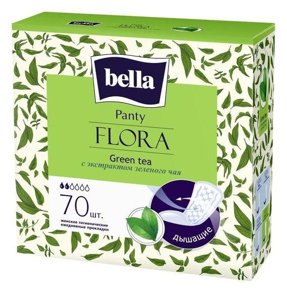 

Прокладки женские гигиенические ежедневные Bella Panty Flora Green Tea с экстрактом зеленого