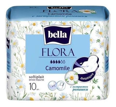 Прокладки женские гигиенические Bella Flora Camomile с экстрактом ромашки по 10 шт. отзывы
