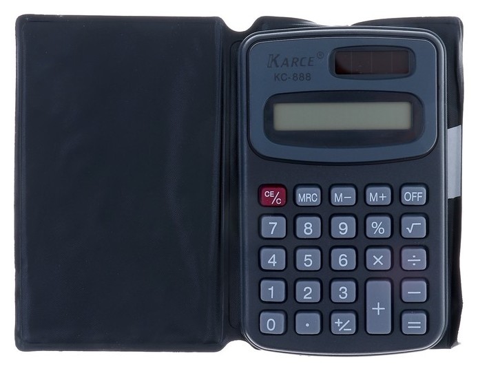 Калькулятор карманный, 8-разрядный, Kc-888, двойное питание