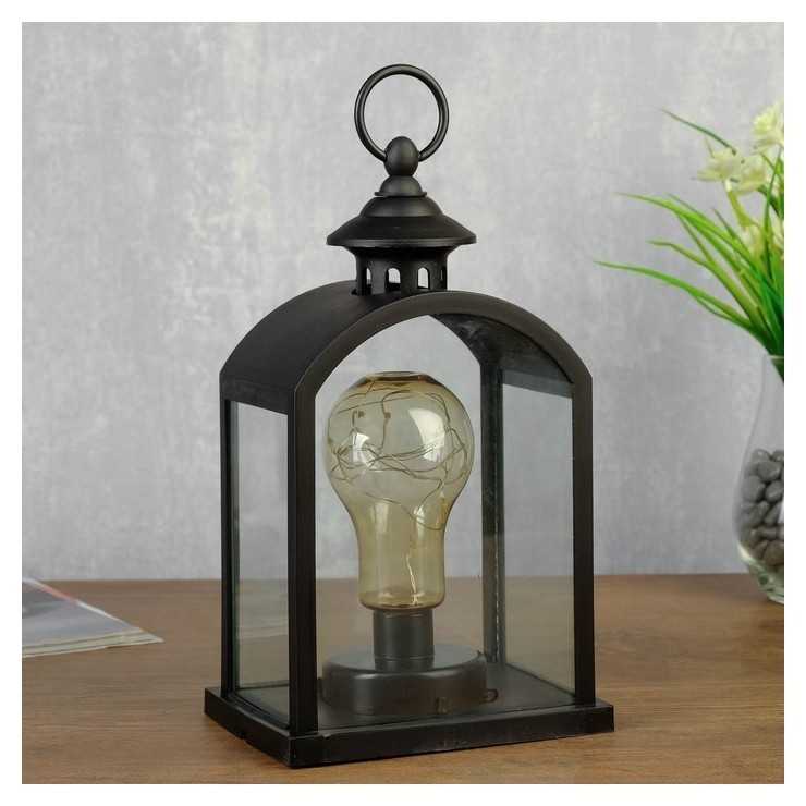 

Ночник "Фонарь малый" LED черный 11х15,5х25