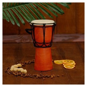 Музыкальный инструмент барабан джембе "Классика" 20х12х12 см 