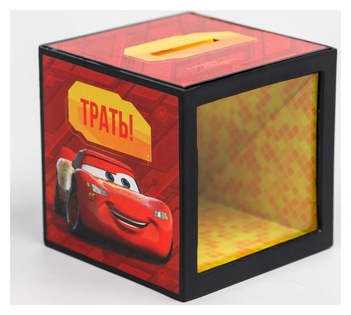 

Копилка с фокусом, тачки, 7 х 7 см, Красный