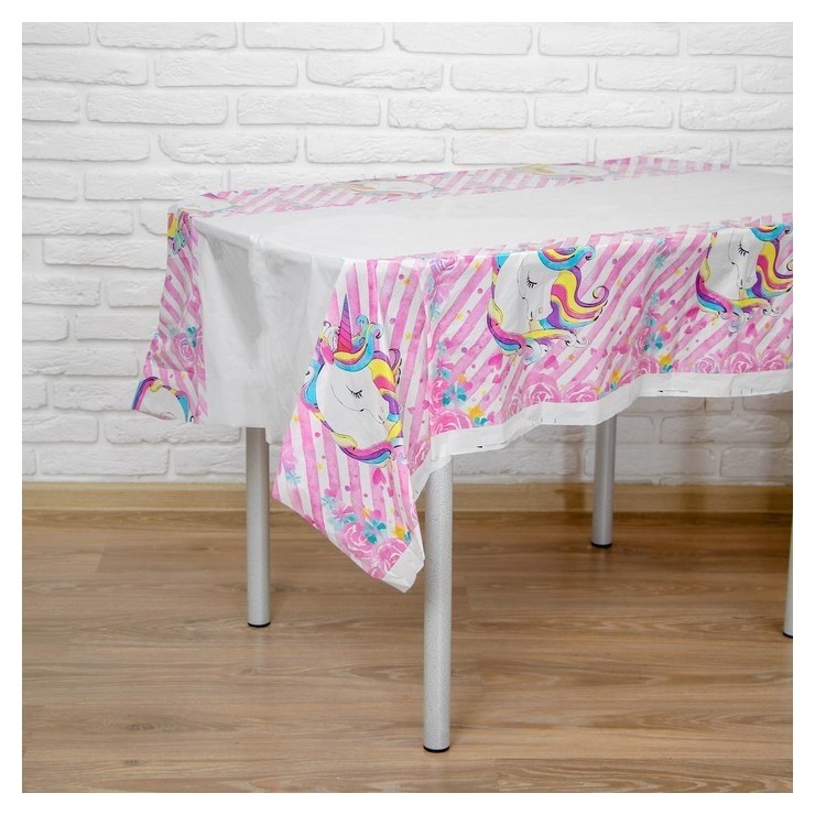 

Скатерть «Единорог», 108х180 см, Разноцветный