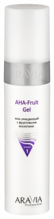 Гель очищающий с фруктовыми кислотами AHA fruit gel Aravia Professional