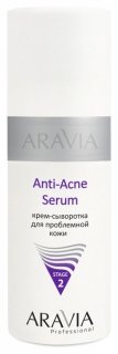 Крем-сыворотка для проблемной кожи "Anti-Acne serum" Aravia Professional