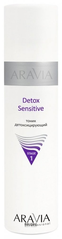 Тоник детоксицирующий для лица Detox sensitive Aravia Professional