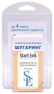 Набор для шугаринга (сахарная паста в картридже "Мягкая" 100 г. + бумажные полоски) Start Epil
