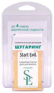 Набор для шугаринга (сахарная паста в картридже "Средняя" 100 г. + бумажные полоски) Start Epil