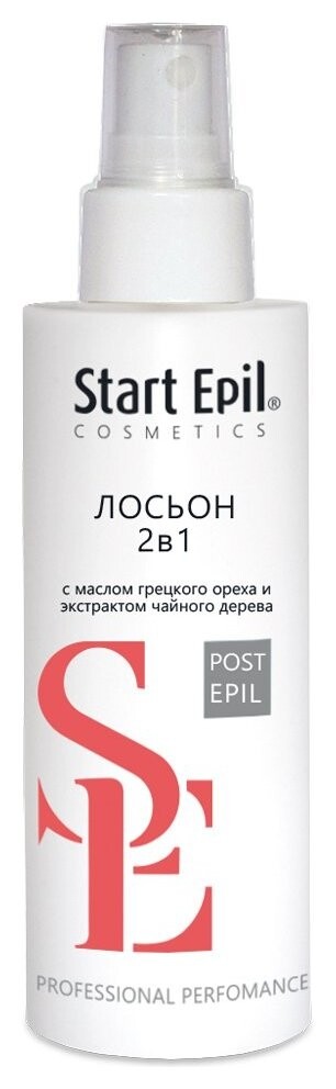 Лосьон 2 в 1 после шугаринга против вросших волос и для замедления роста Start Epil