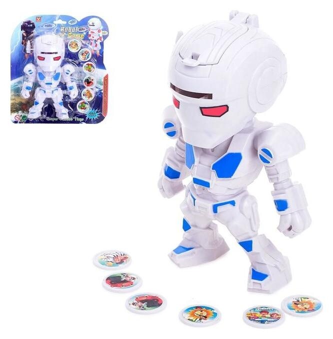 Робот «Стрелок» стреляет дисками  