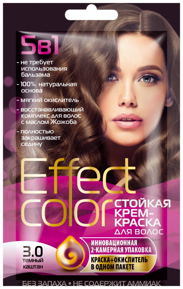 Cтойкая крем-краска для волос «Effect Сolor» Фитокосметик