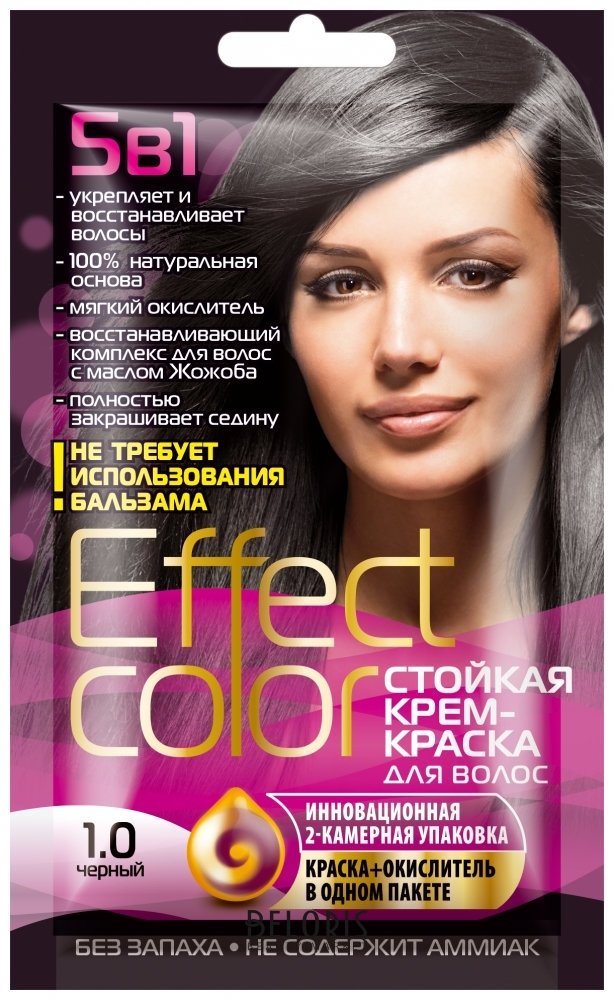 Cтойкая крем-краска для волос «Effect Сolor» Фитокосметик