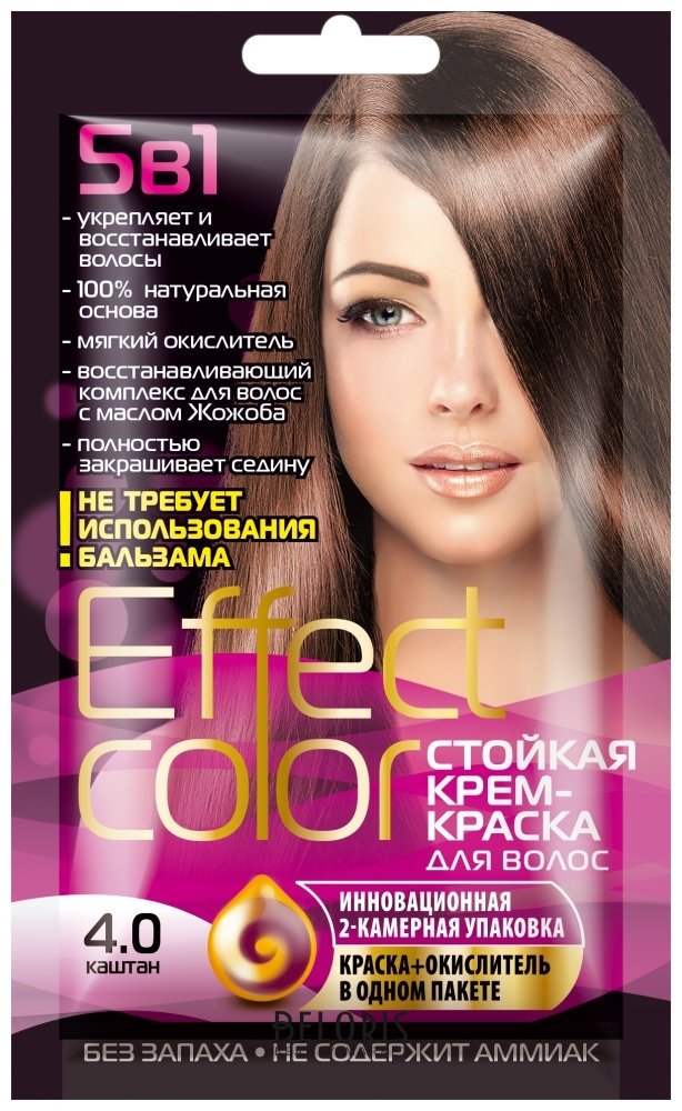 Cтойкая крем-краска для волос «Effect Сolor» Фитокосметик
