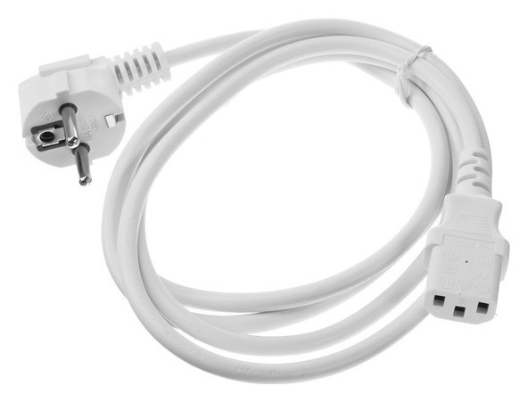 

Кабель питания Cablexpert Pc-186w-vde, Schuko - C13, Vde, 10 А, 1.8 м, белый