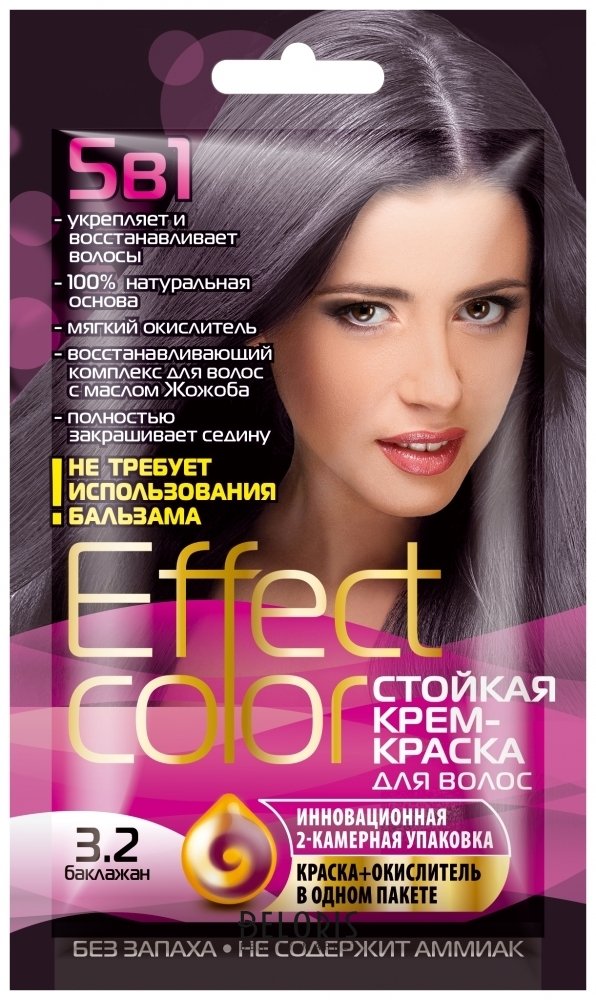 Cтойкая крем-краска для волос «Effect Сolor» Фитокосметик