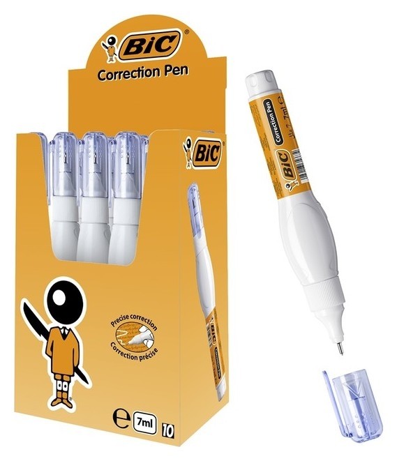 Ручка-корректор BIC Correction Pen, 7 мл