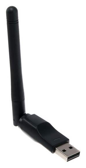 Адаптер Luazon, USB Wi-fi 150 Mbps, с антенной, однодиапазонный, черный