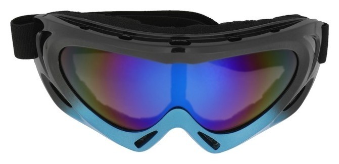 Очки для езды на мототехнике Torso, с доп. вентиляцией, стекло хамелеон, черно-синие