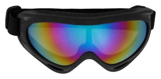 Очки для езды на мототехнике Torso, стекло фиолетовый хамелеон, черные