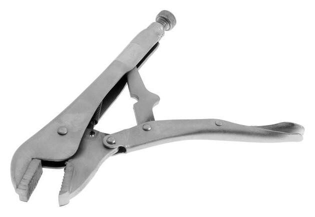 Зажим ручной Tundra, усиленный, плоский захват, с фиксатором, 250 мм  Tundra