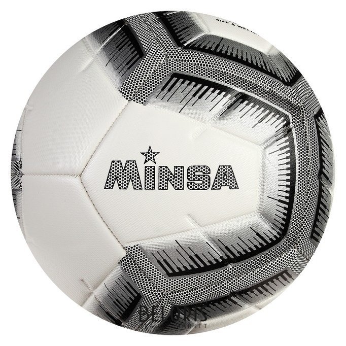 Мяч футбольный Minsa, размер 5, 12 панелей, Tpe, 3 подслоя, машинная сшивка, 400 г Minsa